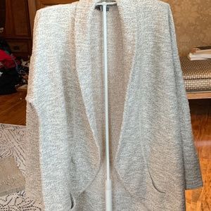T by‎ Talbots oversized sweater jacket with sparkle. Maybe worn once